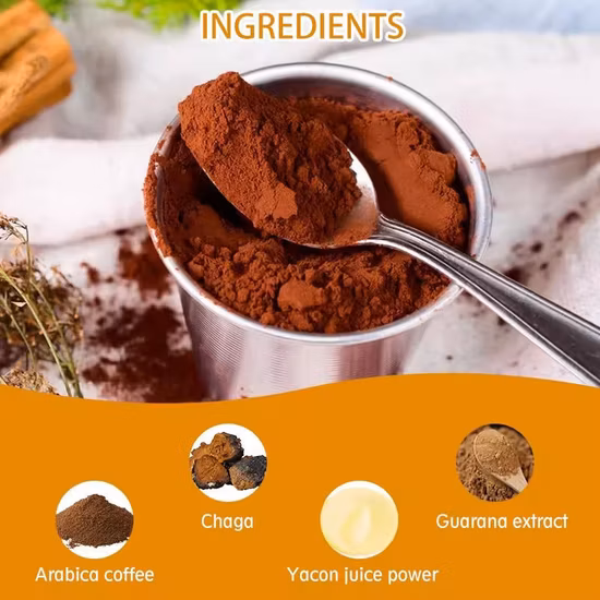 Extrait de plante de champignons chaga bio Poudre de champignons Reishi Champignon Cordyceps Lion' S Mane Mushroom Tremella Mushroom Blend